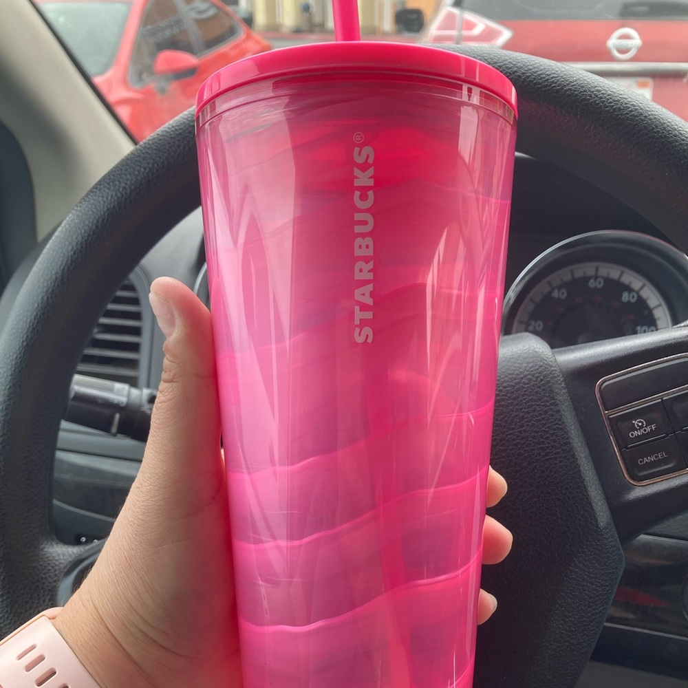Pink Starbucks cup